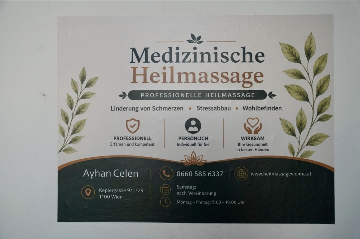 Medizinische Heilmassage