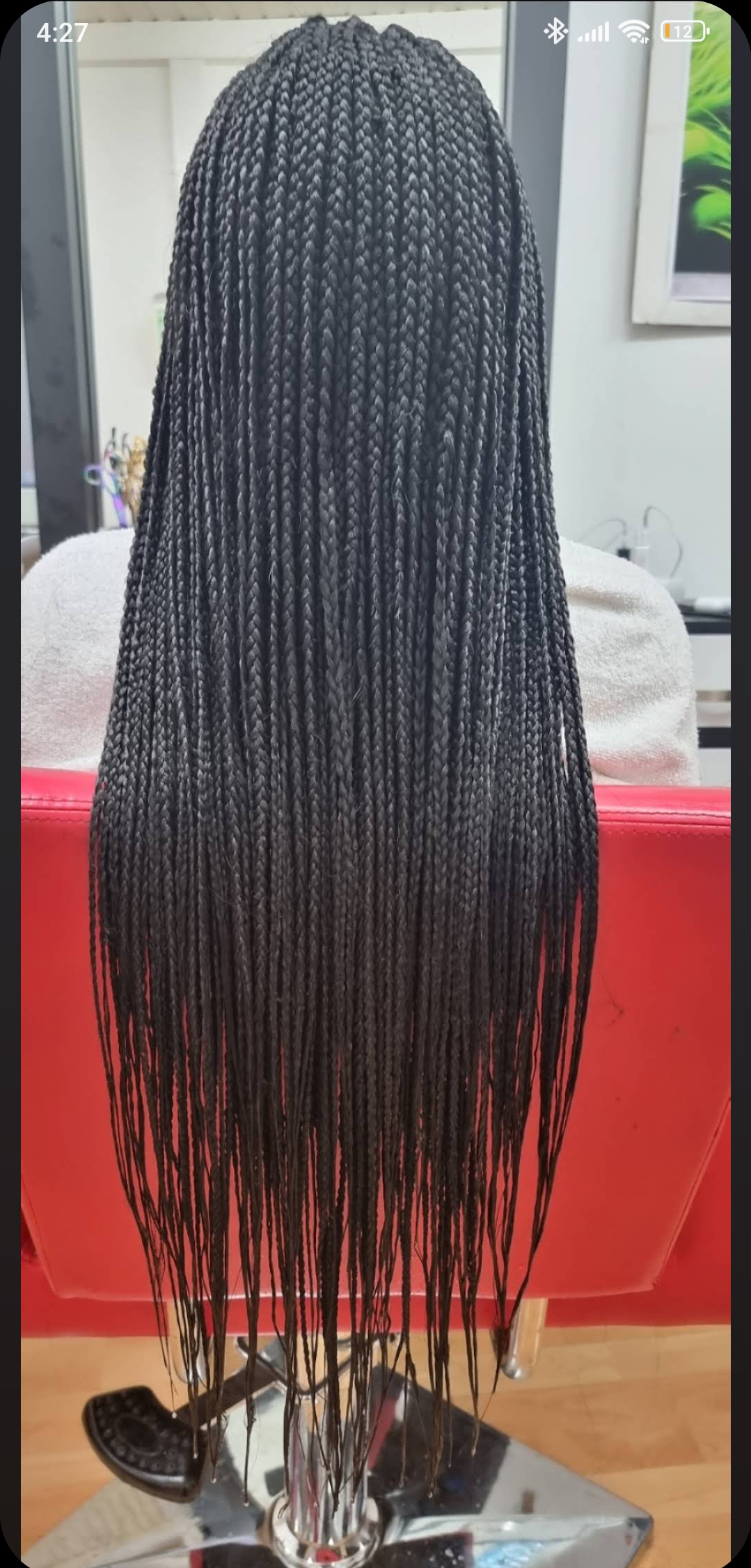Maya's Afro style