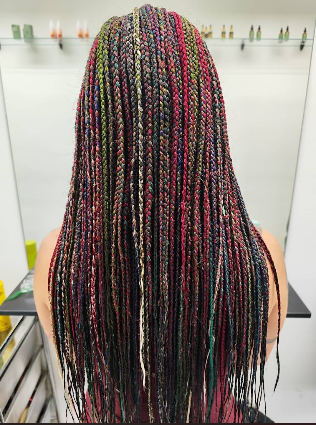 Maya's Afro style